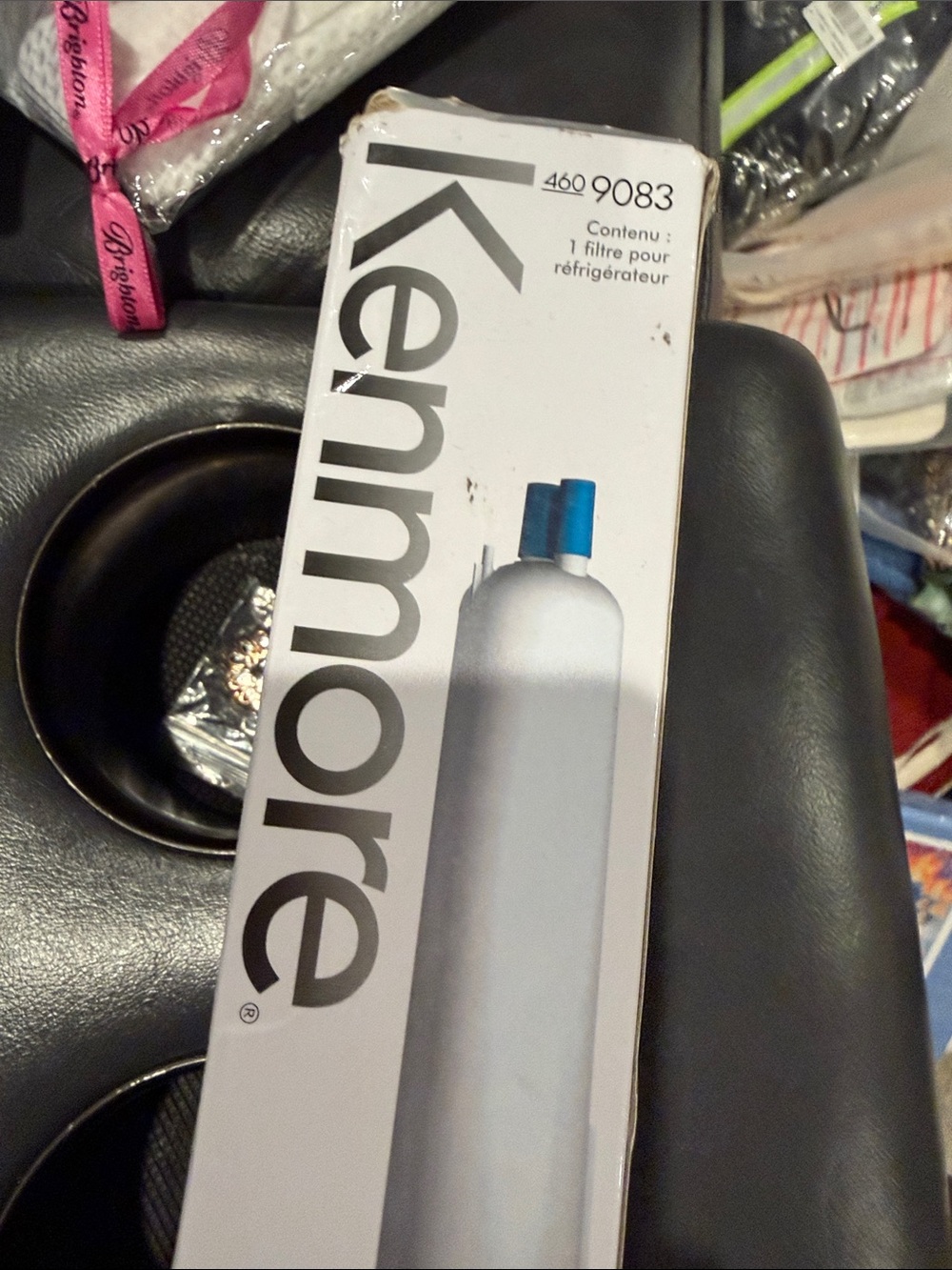 Kenmore 460/9083 (2) Refrigerator Water Filter — White with Blue Cap